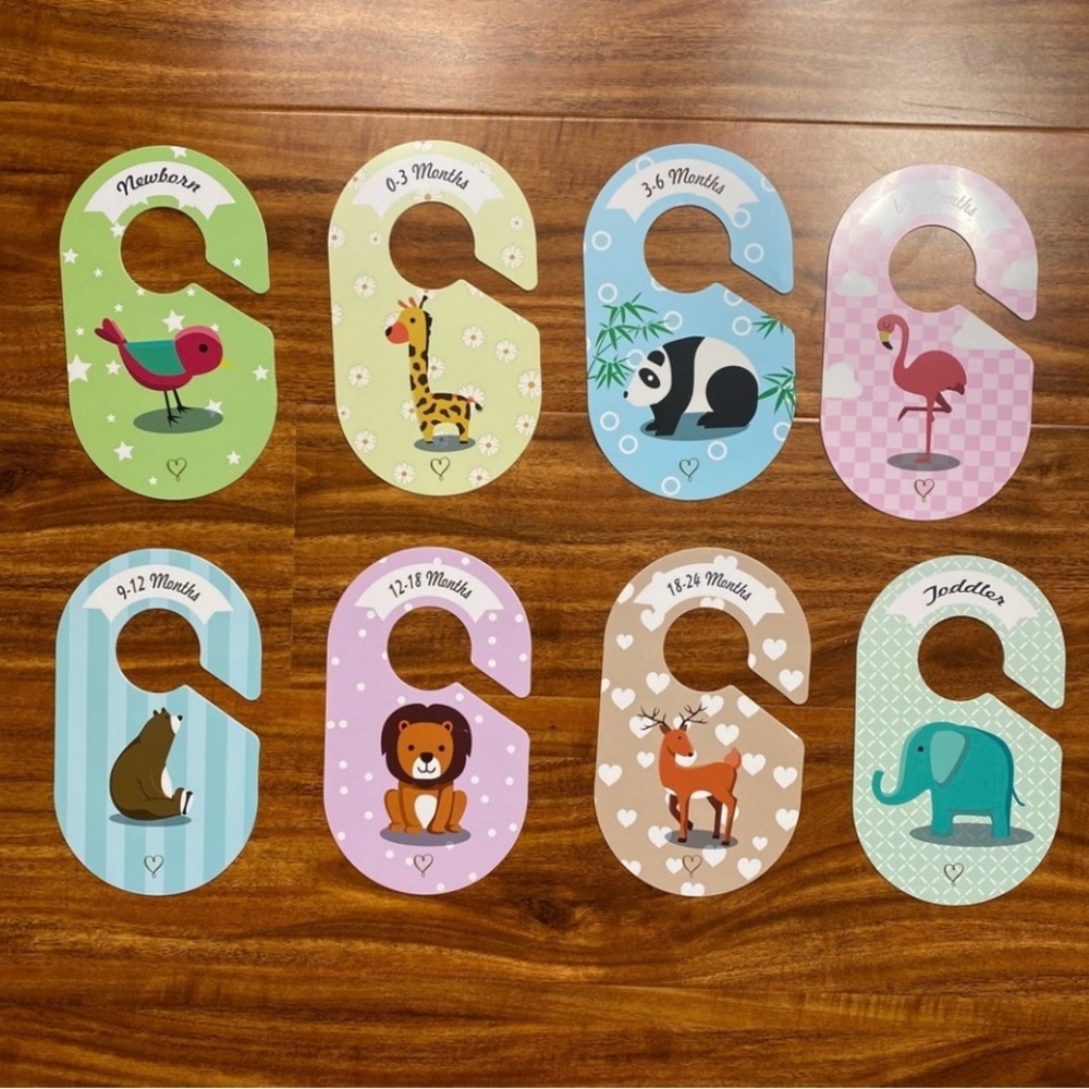 3/$25 NWT New Baby Closet Clothes Dividers NB-Toddler Decor Baby Girl Baby Boy